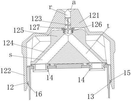 一种双烟弹雾化器的盖体的制作方法