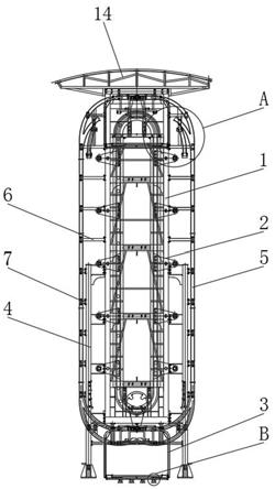 立体车库钢结构框架的制作方法