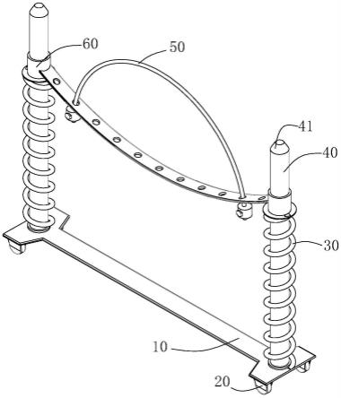 一种螺旋缠绕管生产用管体固定架的制作方法