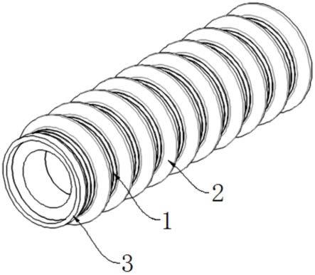 一种双壁内置加强结构的螺旋波纹缠绕管的制作方法