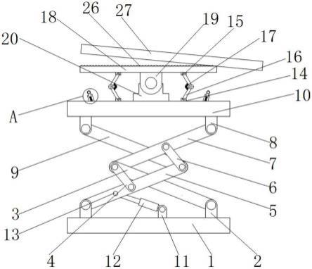 一种古旧建筑修复用板材支撑器的制作方法