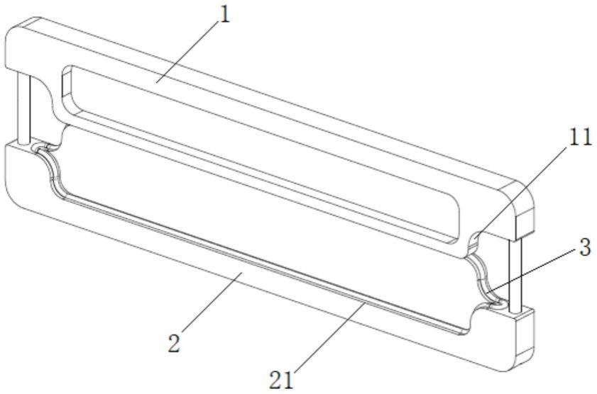 一种用于新型真空密封门板的密封结构的制作方法