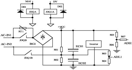 一种双电压逆变焊机的倍压和上电缓冲控制电路的制作方法