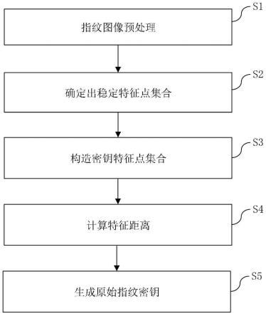 一种指纹密钥生成方法、系统、介质及设备