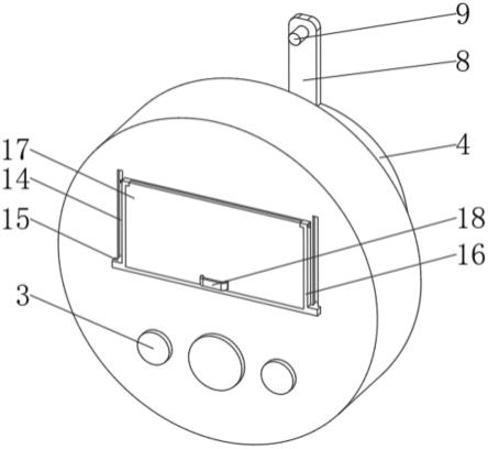 一种旋转方便的充气泵数显表的制作方法