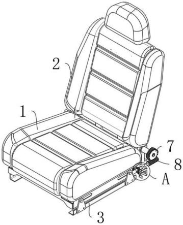 一种汽车座椅调节控制结构的制作方法