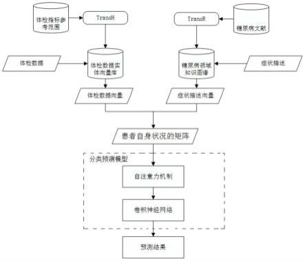 融合知识图谱和深度学习的糖尿病预测方法及系统