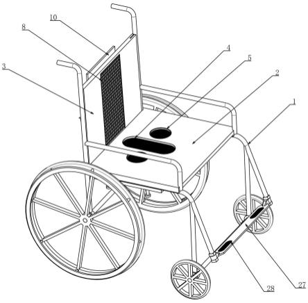 一种轮椅式艾灸椅
