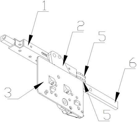 一种设置有挂钩的漂移内倒窗滑轮总成结构的制作方法