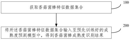 基于成熟度识别装置的香菇菌棒成熟度识别方法及系统