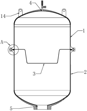 分体式供水隔膜罐的制作方法