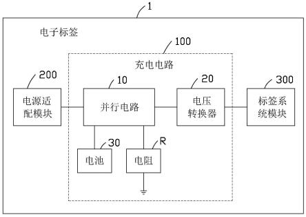 充电电路及电子标签的制作方法