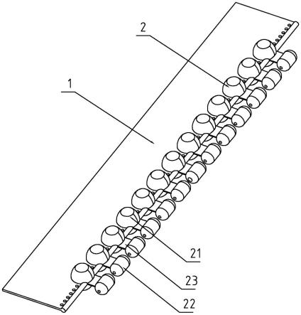 一种带有抵接滑块的子链及滑链的制作方法