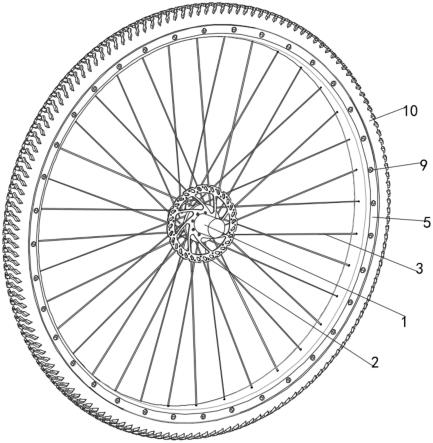 一种便于维修的自行车轮圈的制作方法