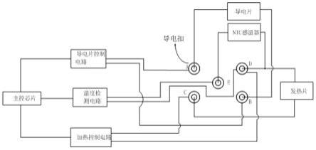 一种可180度正反对装的导电扣电路控制系统的制作方法