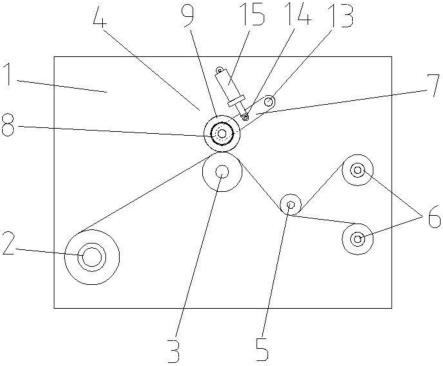 一种不干胶商标分切机的制作方法