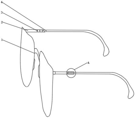 一种眼镜腿可调节金属眼镜框的制作方法