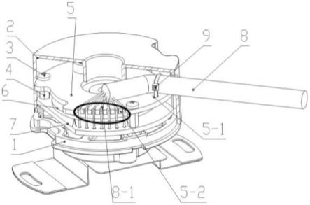 一种电缆线防拖拽式伺服编码器的制作方法