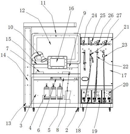 一种熔化焊接与热切割作业模拟考核系统的制作方法