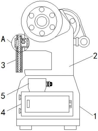 一种链条加工用冲床的制作方法