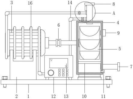 一种应用于空气能热泵管路系统的智能控制水泵装置的制作方法