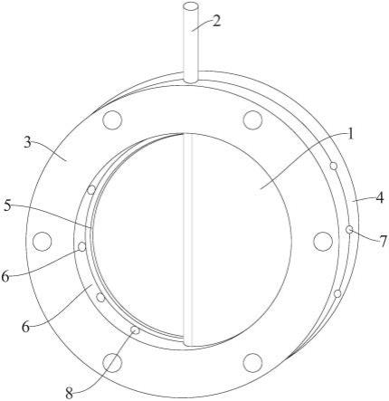 一种分体式易拆分蝶阀的制作方法