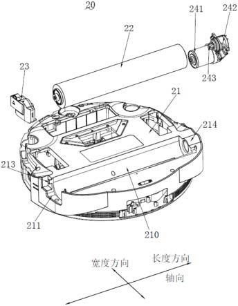 一种易拆装滚筒结构及智能扫洗机器人的制作方法