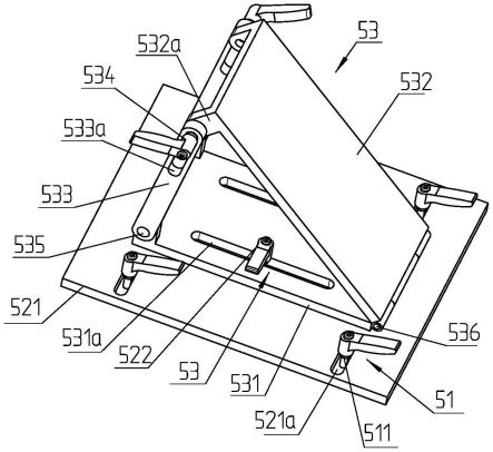 一种歇脚踏板调节装置以及用于歇脚踏板调节的测试台架的制作方法