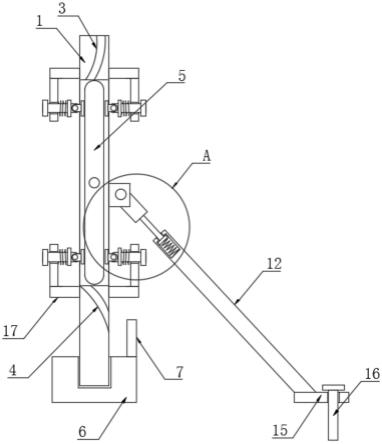 一种防风型土建施工用围挡结构的制作方法