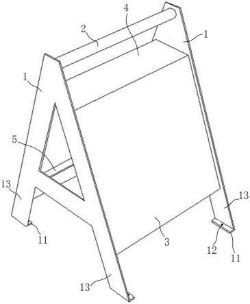 一种展示牌架的制作方法