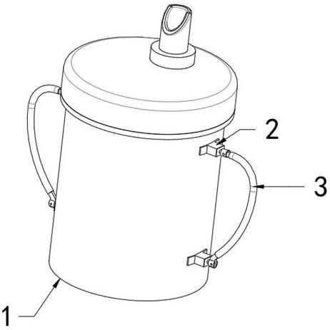 一种具有避免夹手结构的学饮杯的制作方法