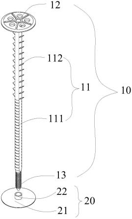 用于建筑外墙保温板防脱落的锚固装置的制作方法