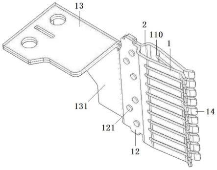 一种连接器电源端子组件、快插接线电源连接器的制作方法