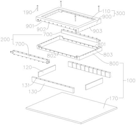 一种三明治夹芯墙板内页模具的制作方法