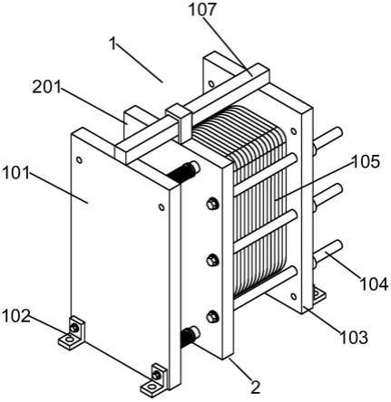 一种采用双环型分配器的钎焊板式换热器的制作方法