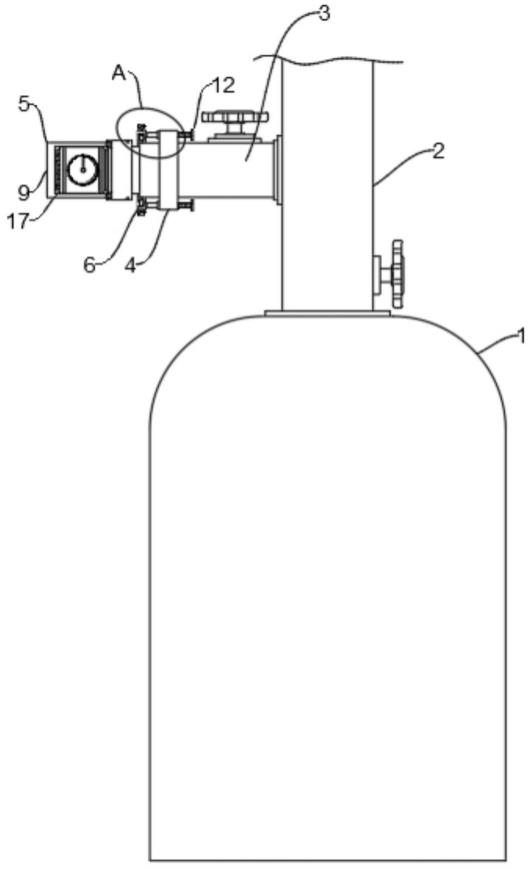 一种油罐生产加工用气压检测装置的制作方法