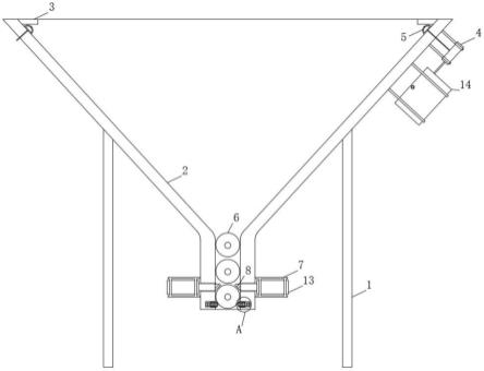 一种消声器检测用下料器的制作方法