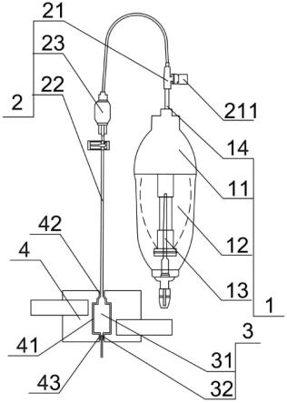 一种限速器带有固定用敷贴的化疗泵的制作方法