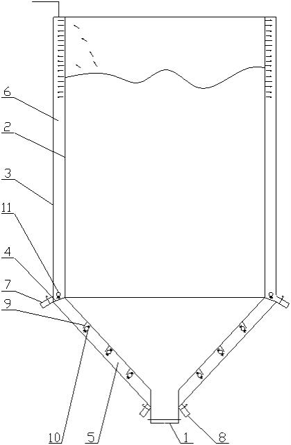 一种凉米仓的制作方法