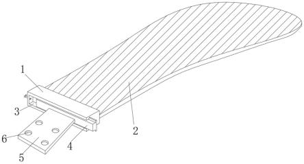 一种工业风扇用扇叶扇翅插接结构的制作方法