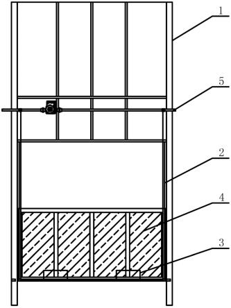 一种温室用电动垂直提升侧窗的制作方法