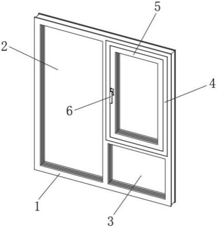 一种铝型材框扇平齐窗的制作方法