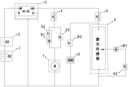 AGV手自动行驶控制电路的制作方法