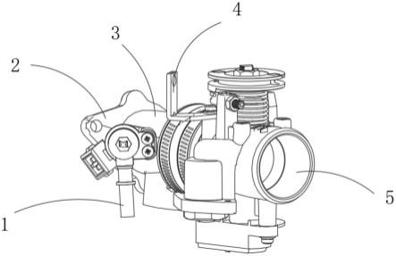 一种控制发动机的怠速进气量的摩托车电喷阀的制作方法