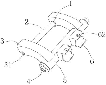一种带有减噪功能的摩托车气压发动机吊架的制作方法