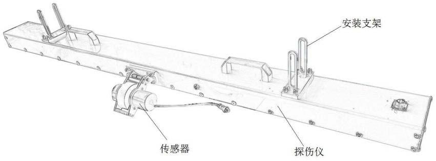 一种钢绳芯输送带检测传感器装置的制作方法