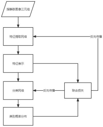 一种基于联合损失和卷积神经网络的指静脉识别方法