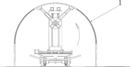 隧道钢环片自动铺设装置的制作方法