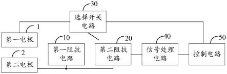 一种利用天然场测量双端子接地电阻电路以及装置的制作方法