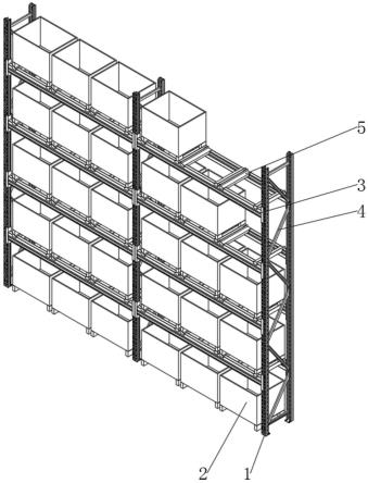 仓储笼专用重型货架的制作方法